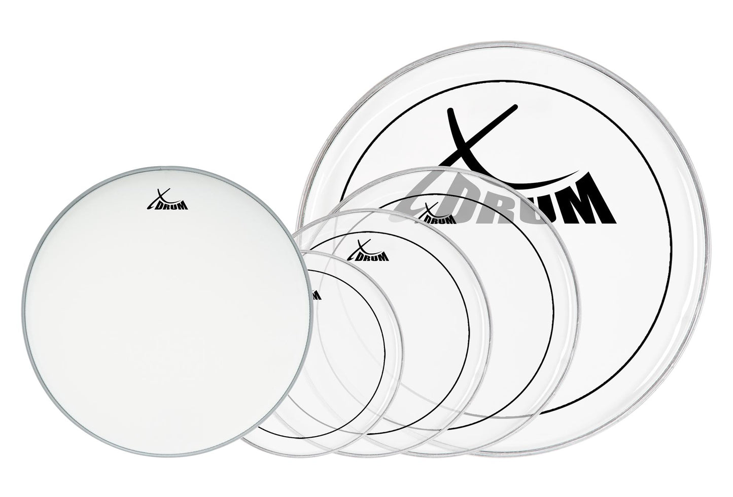 Produktbild von XDrum Oil Hydraulic Drumfell SET 10" 12" 14" 20" + 14"