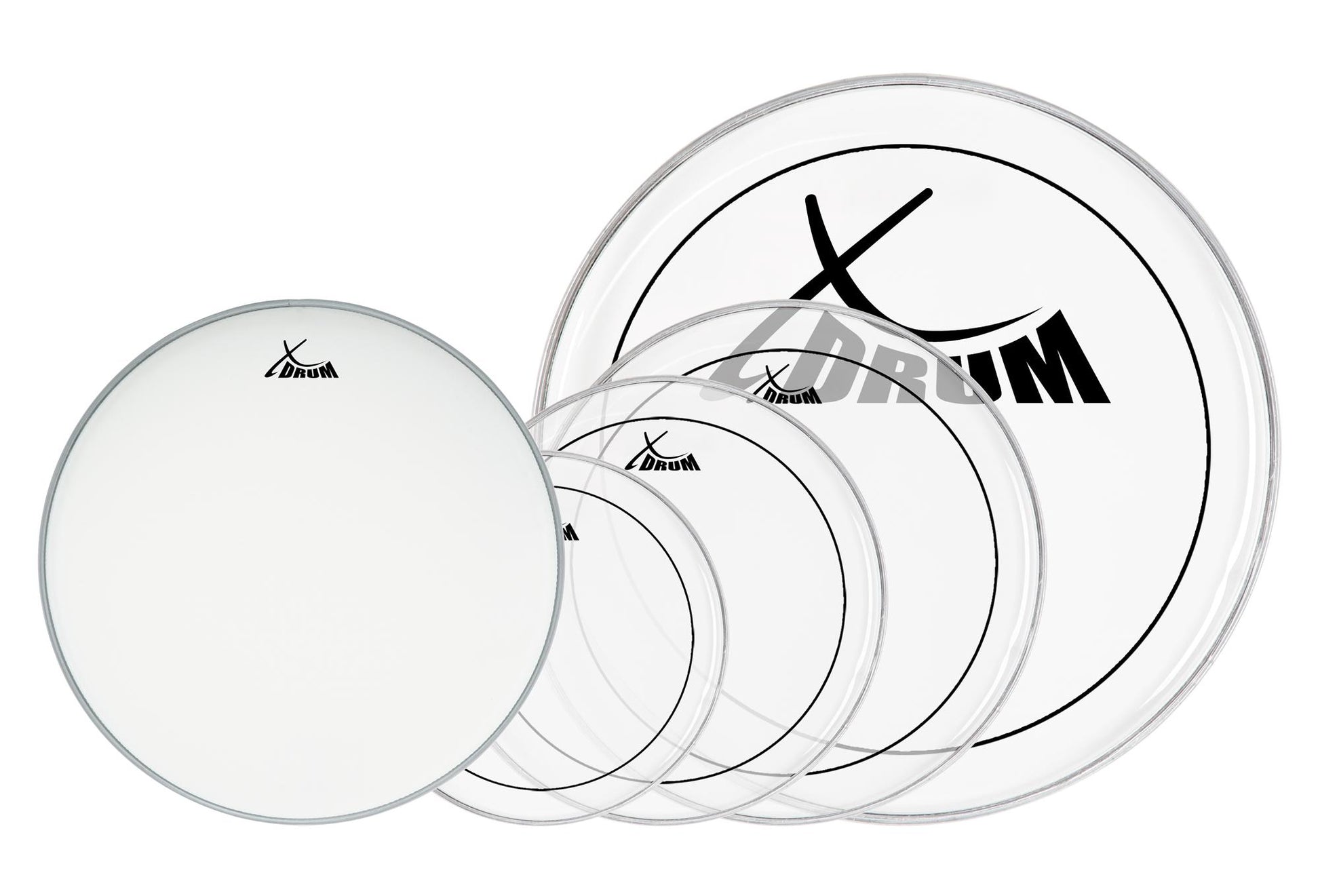 Produktbild von XDrum Oil Hydraulic Drumfell SET 10" 12" 14" 20" + 14"