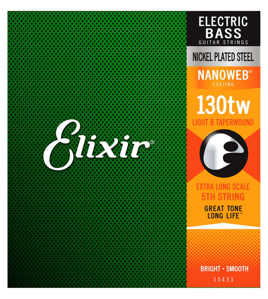 Produktbild von Elixir 15433 E-Bass Einzelsaite Nanoweb Extra Long Scale 130tw