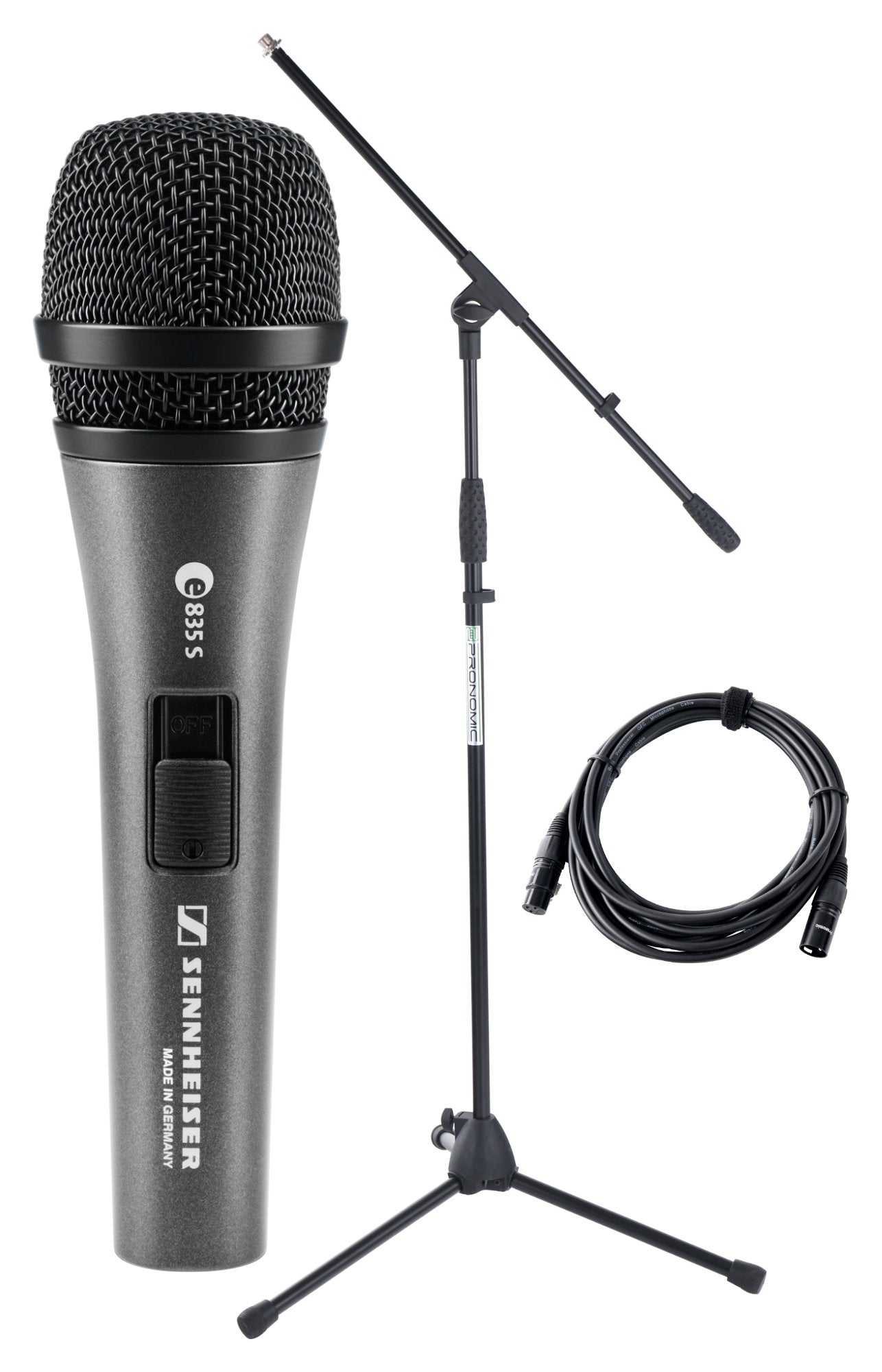 Produktbild von Sennheiser E 835 S Mikrofon Set+ Ständer + Kabel