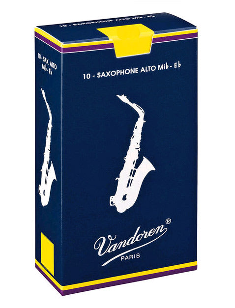 Produktbild von Vandoren Classic Blau Altsax Blätter (3) 10er Pack