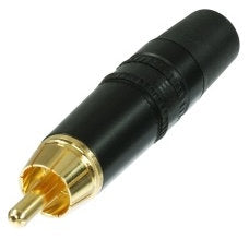Produktbild von Neutrik Rean NYS373-0 Cinch Stecker Schwarz