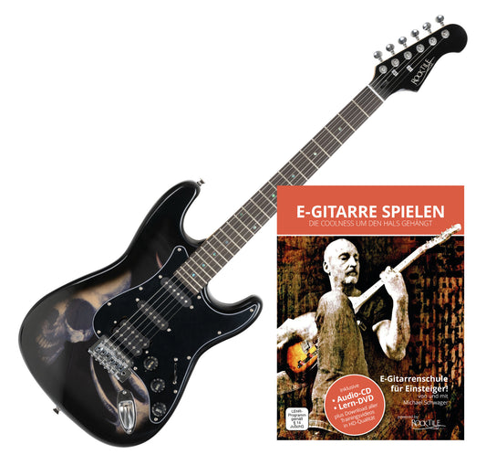 Produktbild von Rocktile Pro ST60-SK E-Gitarre Skull + Gitarren-Schule