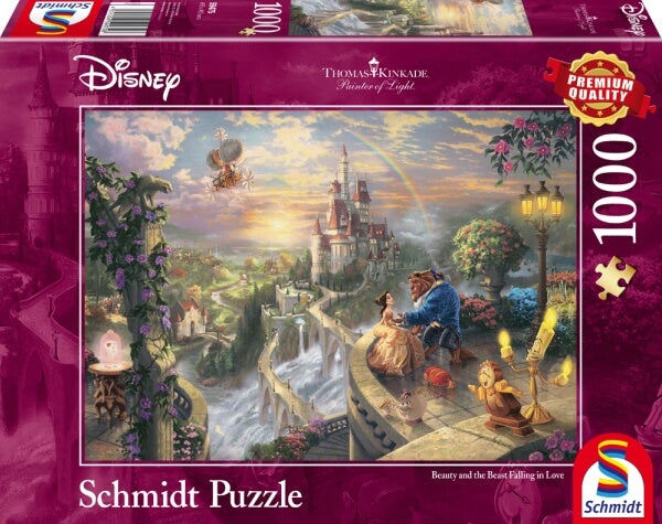 Disney Beauty Beast Puzzle Teile