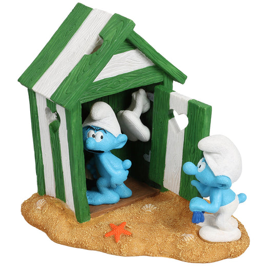 Schlümpfe Strandkabine Figur