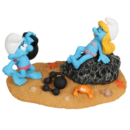 Schlumpfine Muskelschlumpf Figur