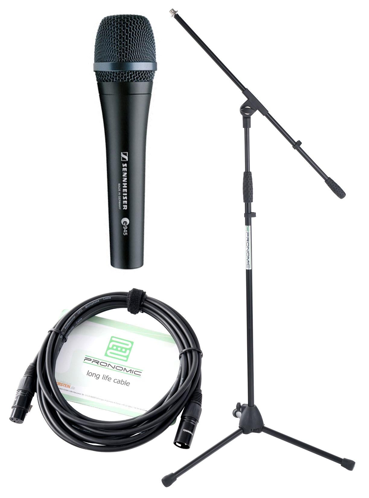 Produktbild von Sennheiser E 945 Mikrofon Set +Ständer+ Kabel