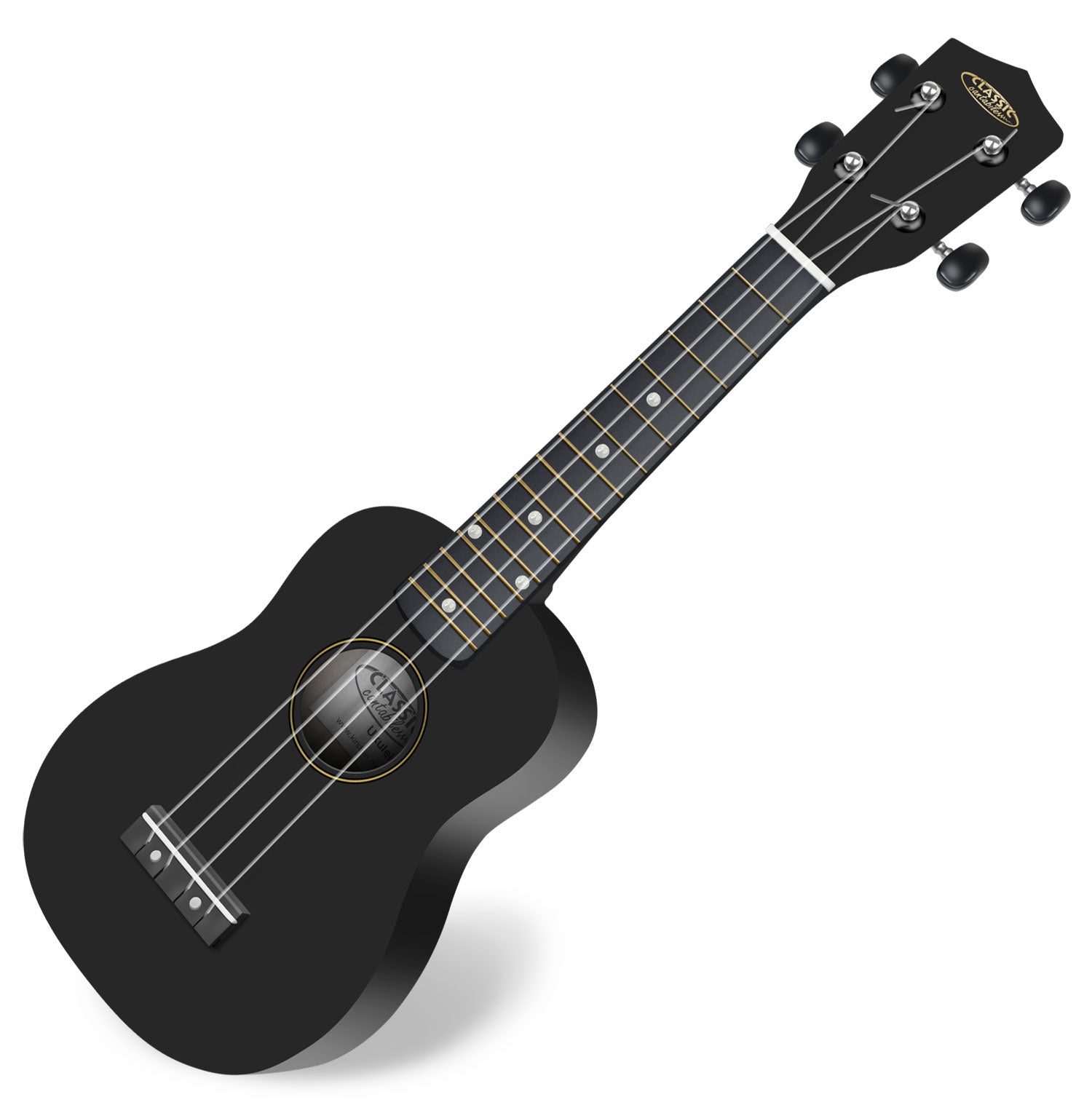 Produktbild von Classic Cantabile US-100 BK Sopran-Ukulele Schwarz