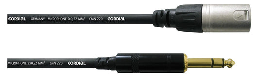 Produktbild von Cordial CFM 3 MV Stereoklinke/XLR Kabel 3 m Schwarz