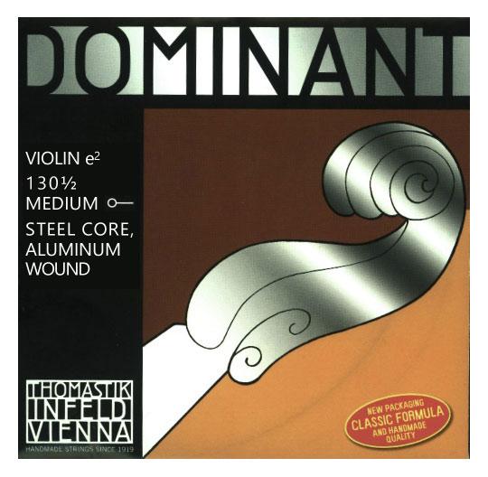 Produktbild von Thomastik Dominant 130 1/2 Saite für Violine E 1/2