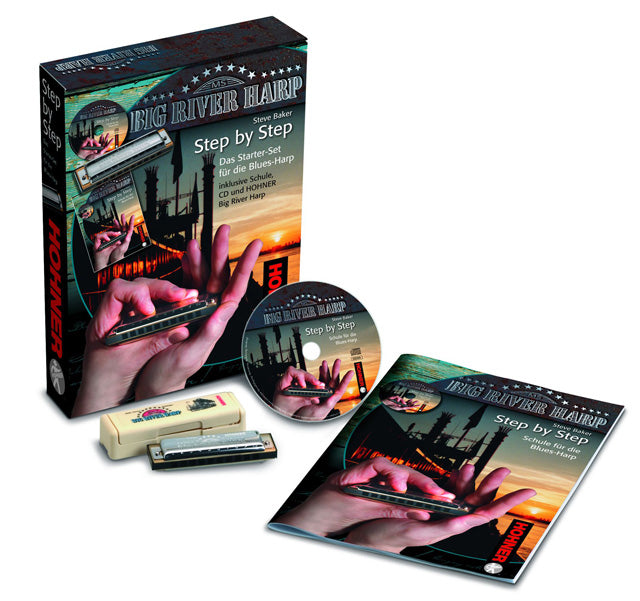 Produktbild von Hohner Step by Step Big River Harp Starter Set