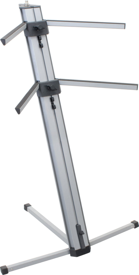 Produktbild von Classic Cantabile KS-100 Doppel-Keyboardständer Silber