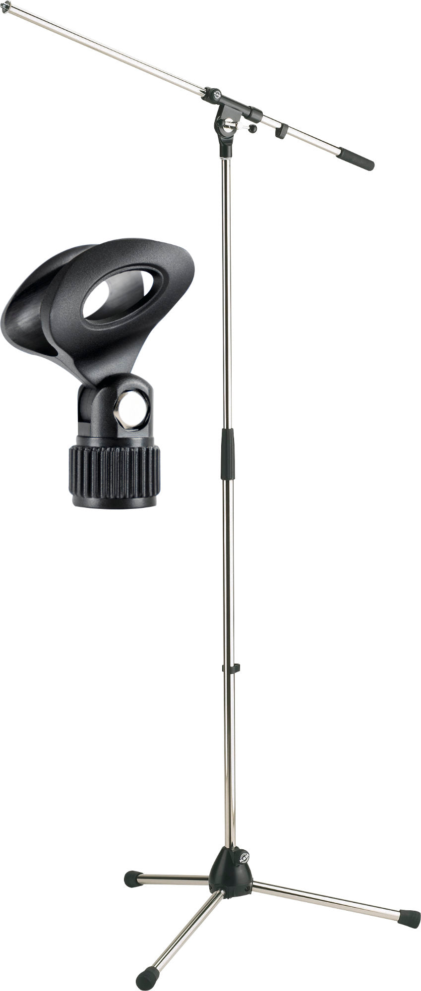 Produktbild von K&M 210/2 Mikrofonstativ verchromt Set inkl. Klemme