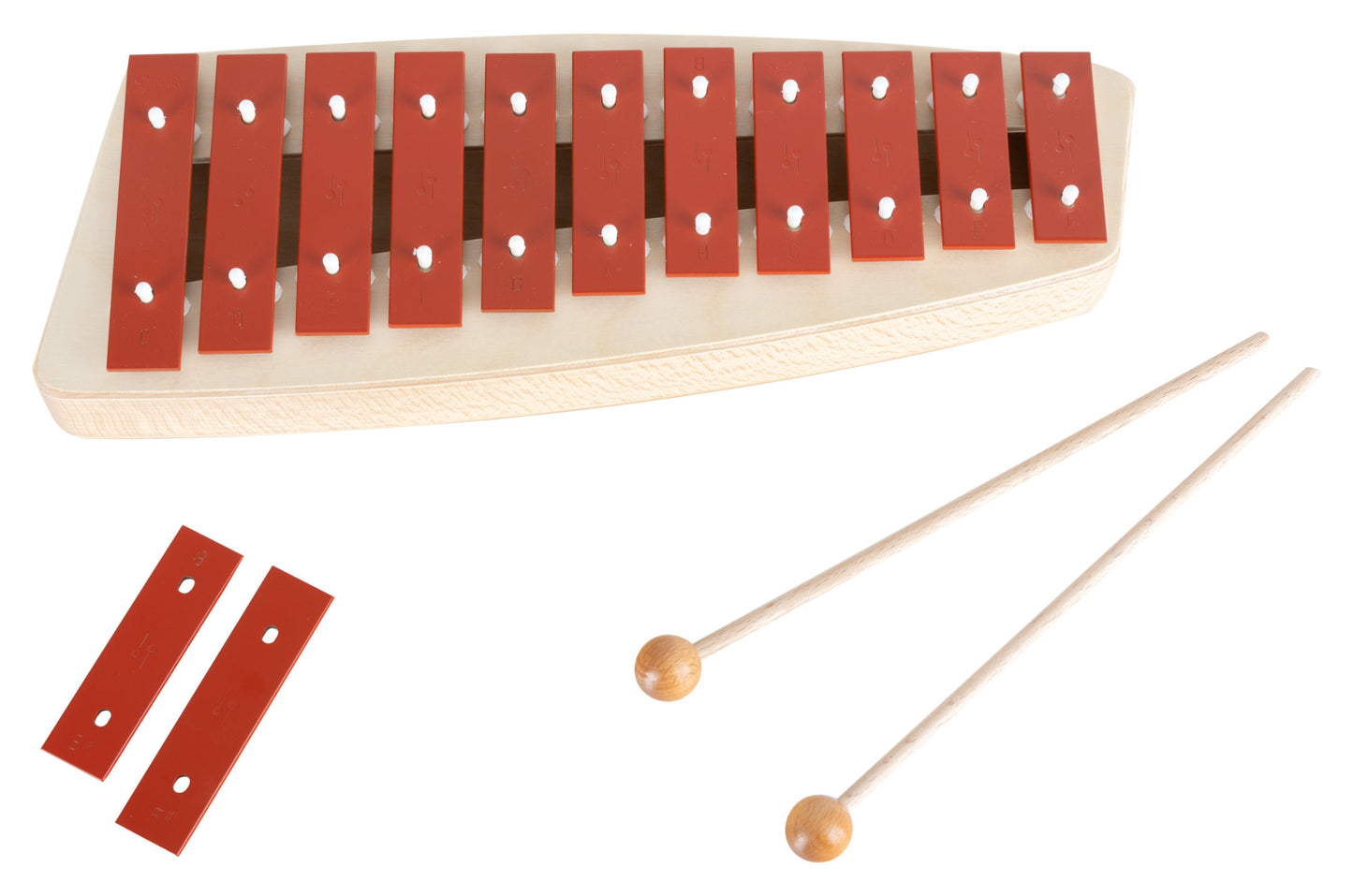 Produktbild von Sonor NG 10 Glockenspiel Sopran (Rot)