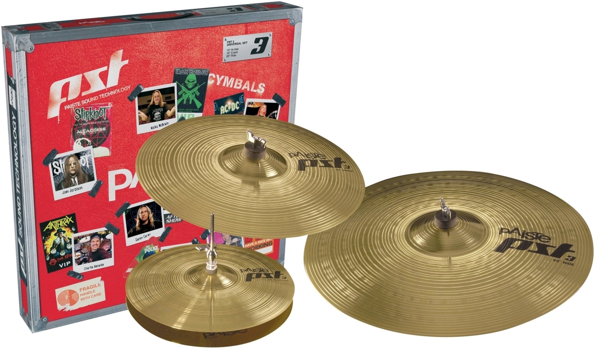 Produktbild von Paiste PST 3 Universal Beckenset