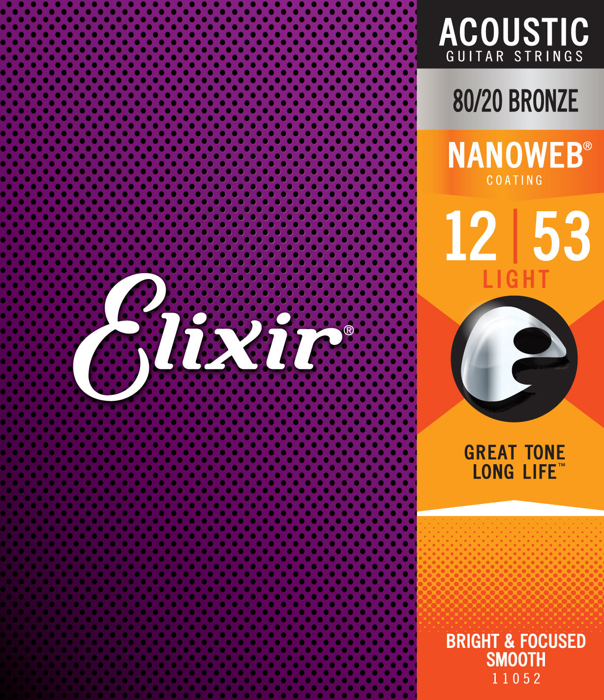 Produktbild von Elixir 11052 Akustik 80/20 Nanoweb Light
