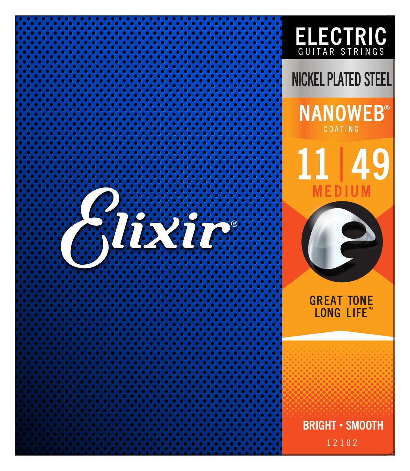 Produktbild von Elixir 12102 Electric Nanoweb Medium