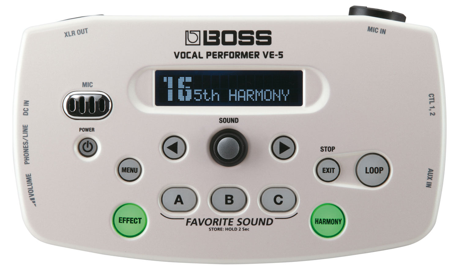 Produktbild von Boss VE-5 Vocal Performer Weiß