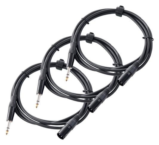Produktbild von Pronomic Stage JXM-2.5 Stereoklinke/XLR 2,5m 3x Set