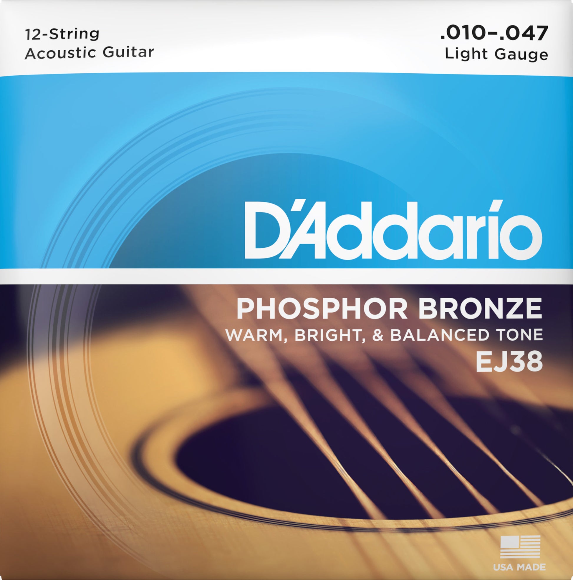 Produktbild von D'Addario EJ38 12-String Light