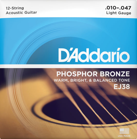 Produktbild von D'Addario EJ38 12-String Light