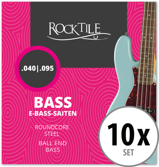 Produktbild von Rocktile Saiten für E-Bass Light 10er Pack