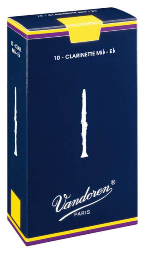 Produktbild von Vandoren 10er Pack Eb-Klarinette Blätter (2,5)