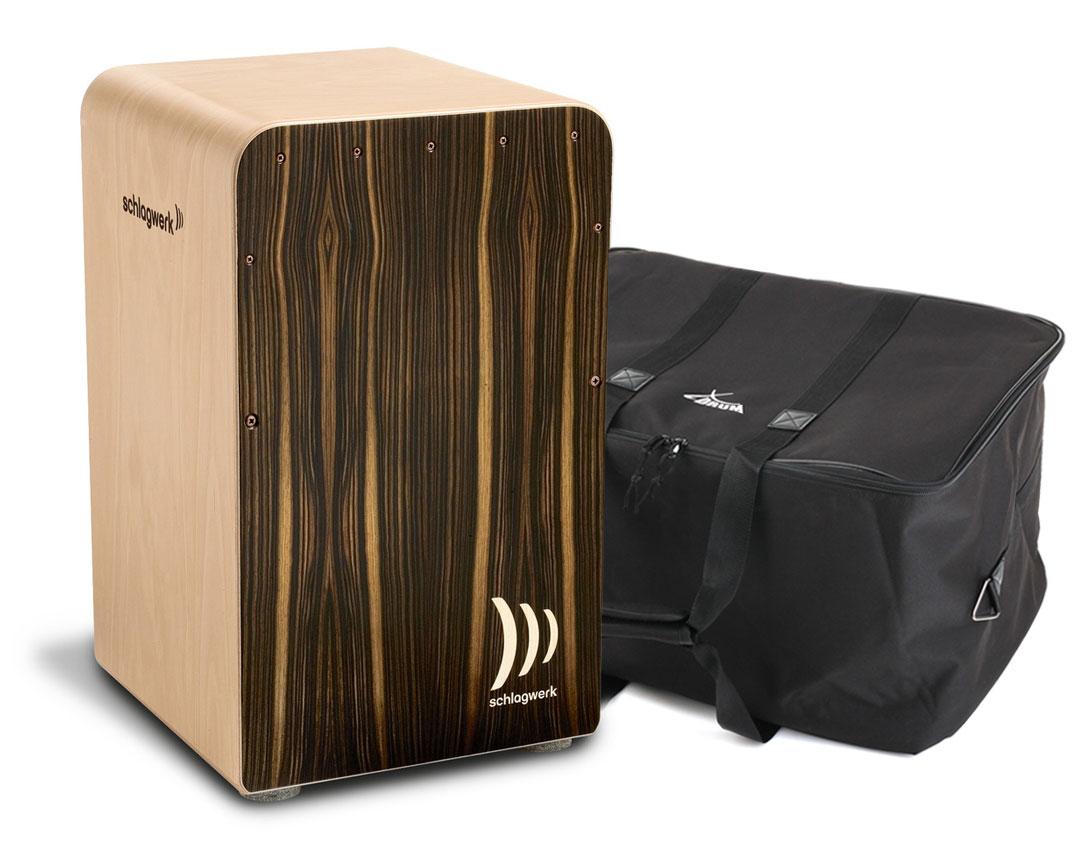 Produktbild von Schlagwerk CP604 Cajon Fineline comfort Mocca Set inkl. Tasche