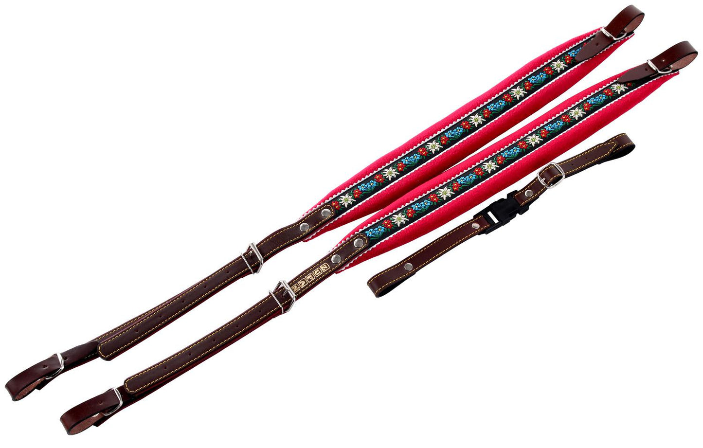 Produktbild von Zupan Akkordeonriemen "Standard" rot Edelweiss