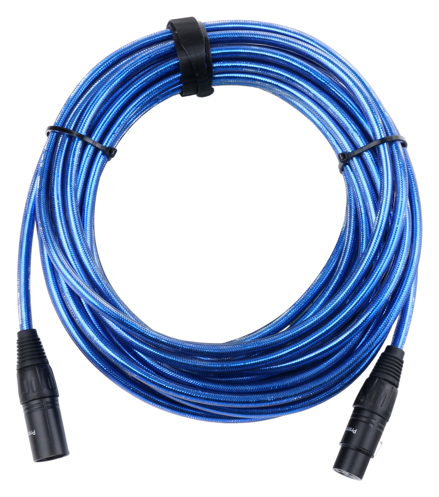 Produktbild von Pronomic Stage XFXM-Blue-10 Mikrofonkabel XLR 10 m Metallic Blue