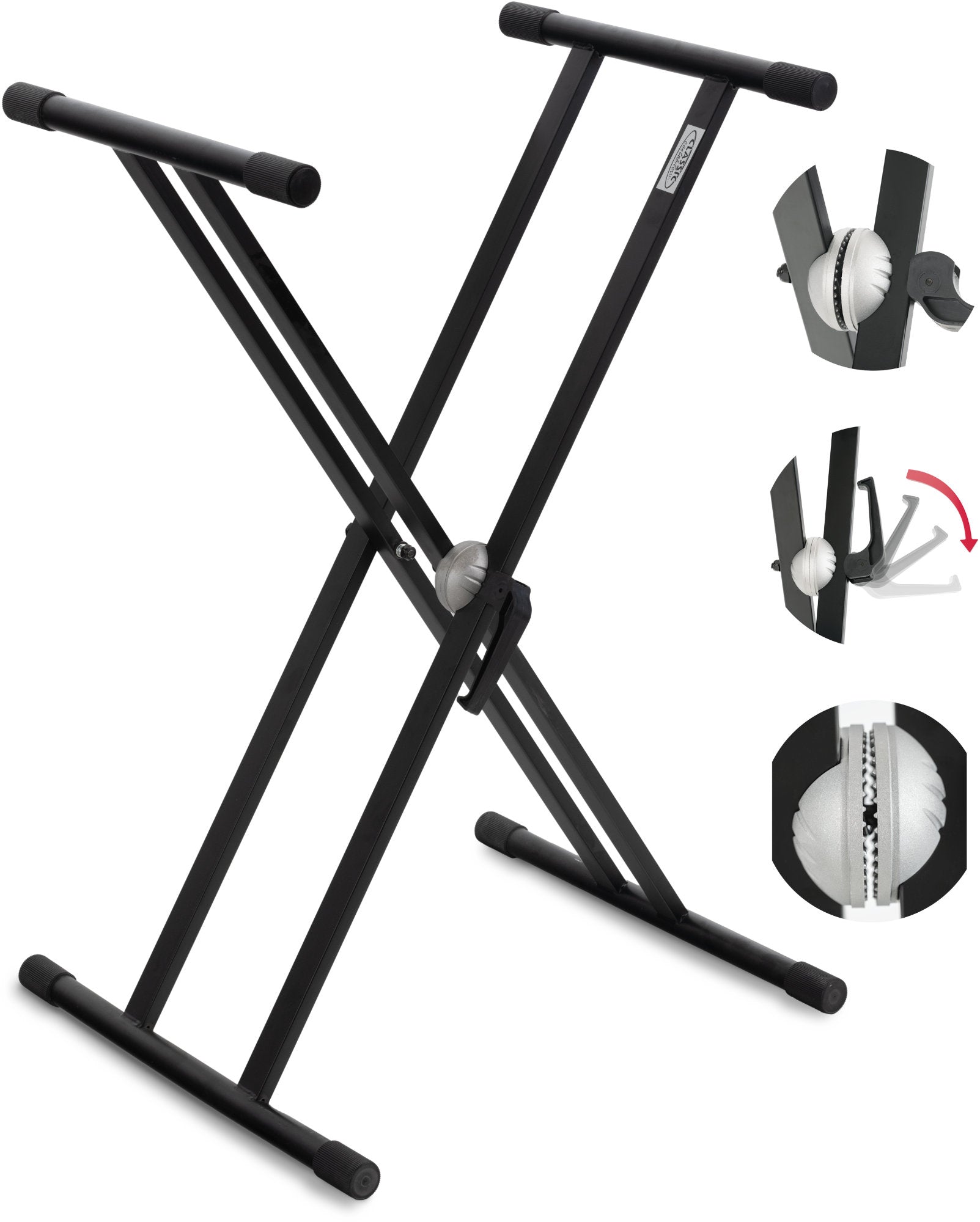 Produktbild von Classic Cantabile X-Keyboardständer Pro II doppelstrebig (mit SimpleLock Schnellverstellung)