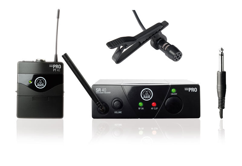 Produktbild von AKG WMS 40 Mini Presenter Komplettset ISM2 inkl. Lavalier-Mikrofon