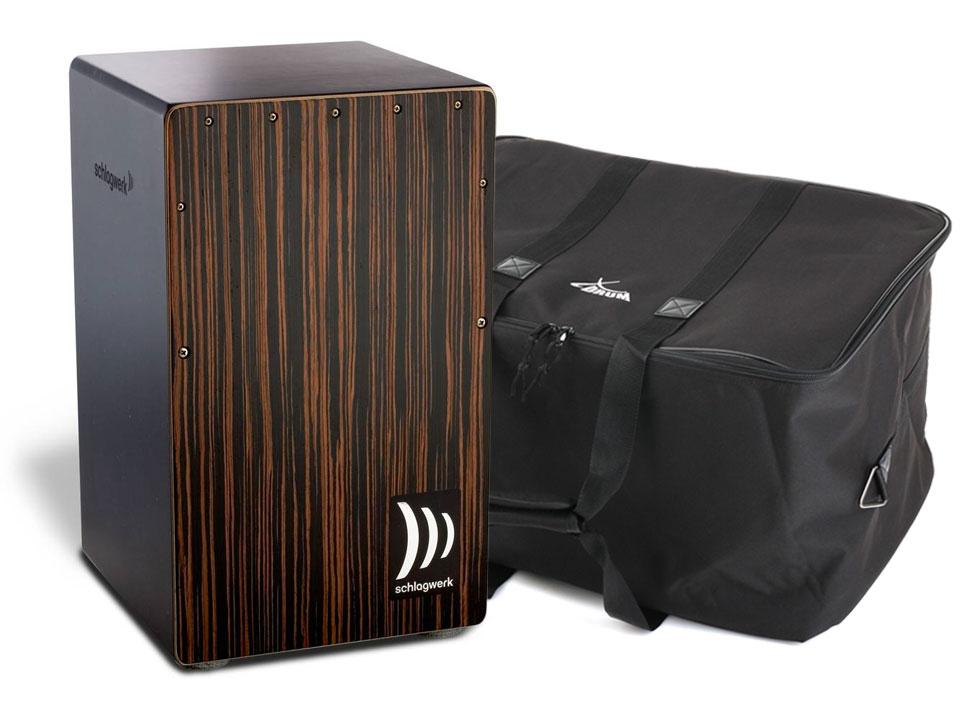 Produktbild von Schlagwerk CP432 Cajon 2inOne "deluxe" Makassar Set inkl. Tasche