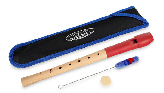 Produktbild von Classic Cantabile Pivella Blockflöte Rot, barocke Griffweise