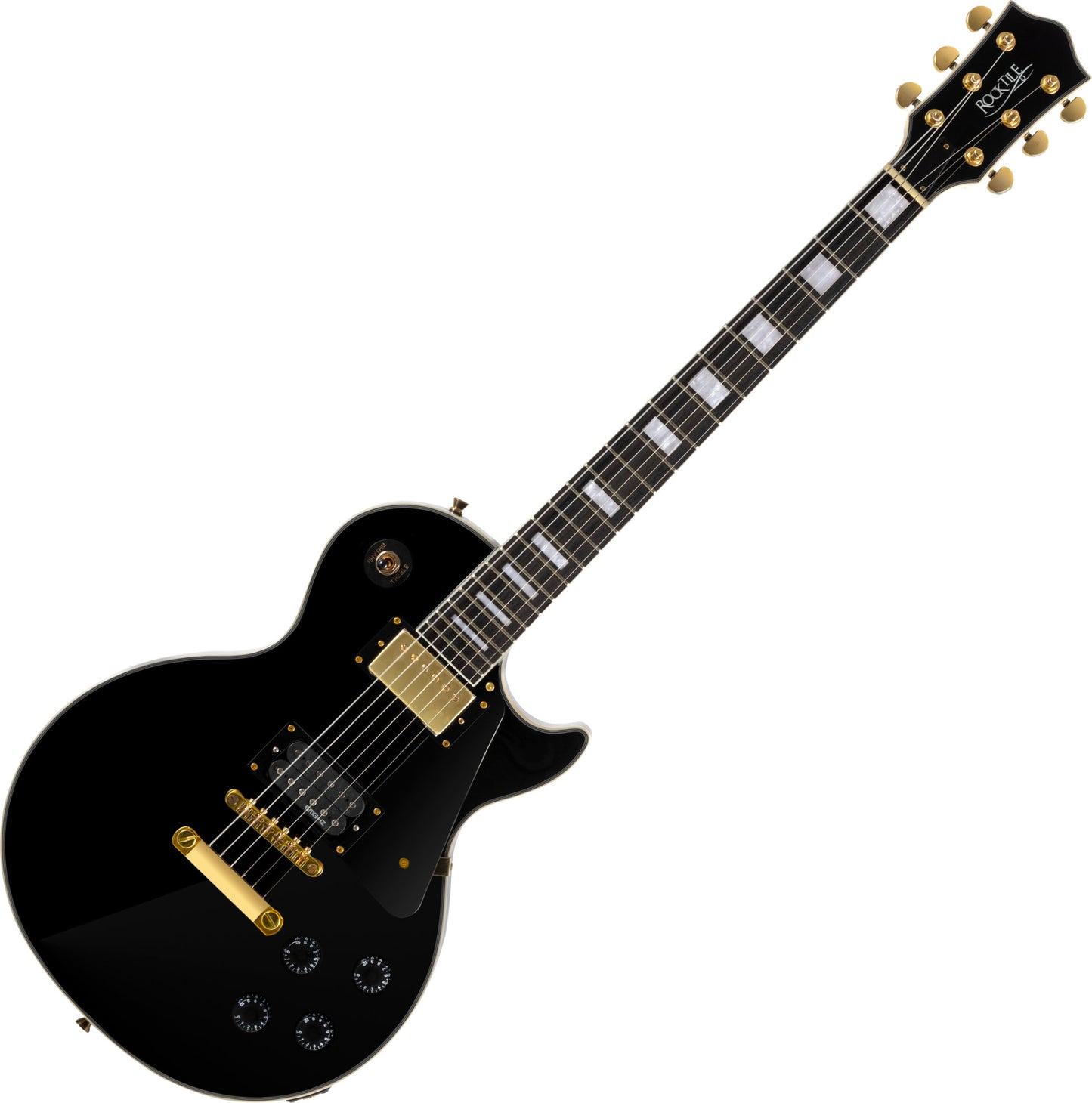 Produktbild von Rocktile Pro L-200BK Deluxe E-Gitarre Black